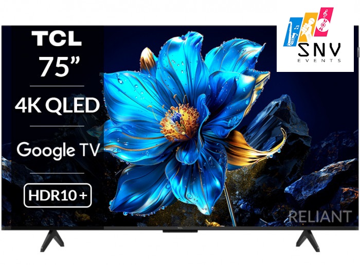 75 Inch 4K Android Smart TV Screen Setup Rental
